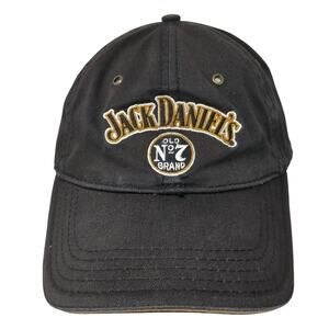 Jack Daniel's Old No. 7 Brand Fitted Baseball Cap Black XL Embroidered